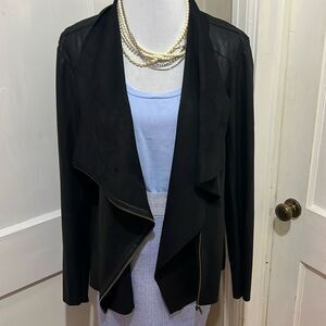 Beautiful Butter Soft Mote Black Moto Motorcycle Jacket Women's XXL